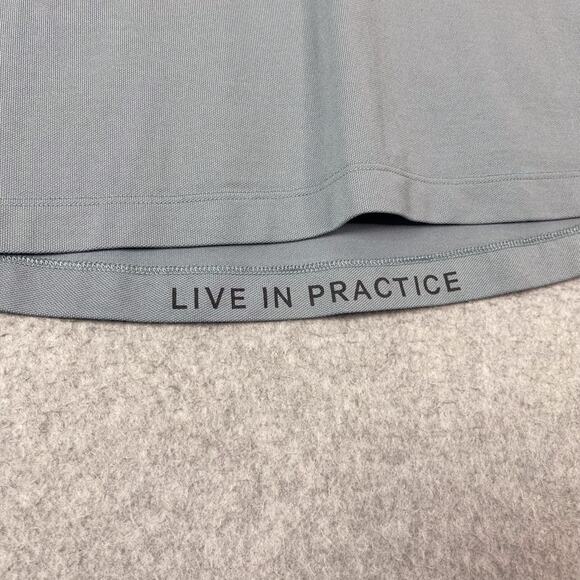 Lululemon Shirt Mens M Blue Cast Tech Pique Polo Bellagio Las Vegas - Picture 9 of 9